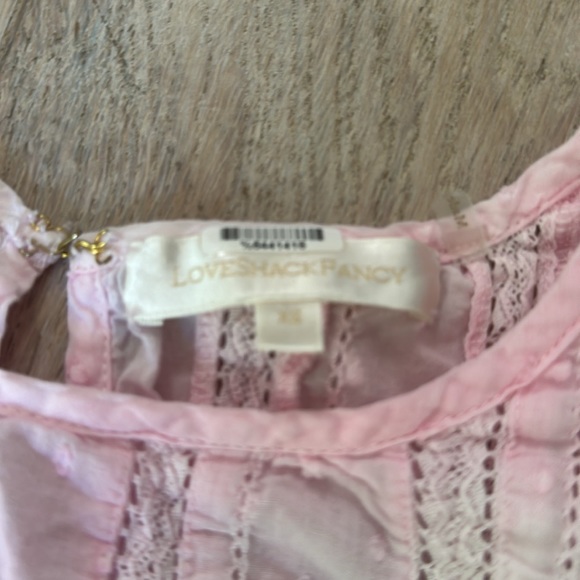 LoveShackFancy Natasha Mini Dress size xs in peony pink - Picture 2 of 3